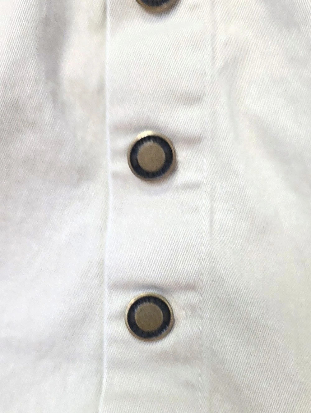 Angel Kiss Original Denim Maker Mini Skirt in White Size 3 Like New - Picture 2 of 8